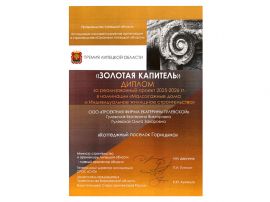 Ход строительства Горицыно | Коттеджный поселок премиум-класса Диплом «Золотая капитель», 1 место